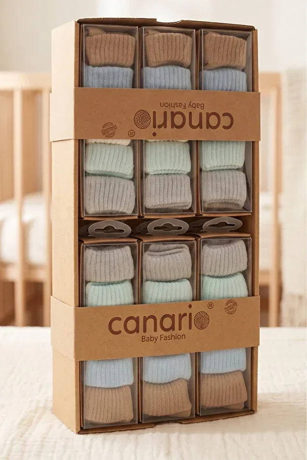 Детские носки для новорожденных хлопковые 5 шт Eymirgiyim, Blue — фото 3
