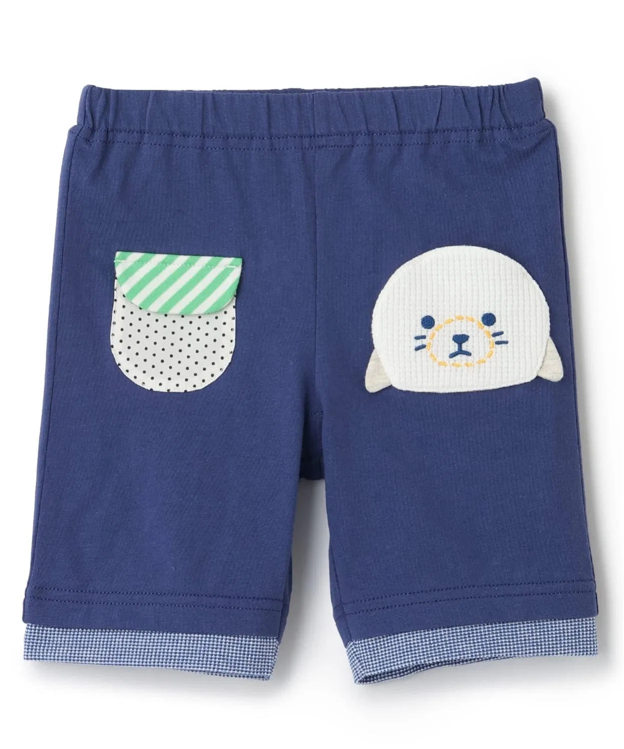 Детские шорты с принтом Crabs Seal Half Pants baby cheer, Lemon Yellow — фото 2