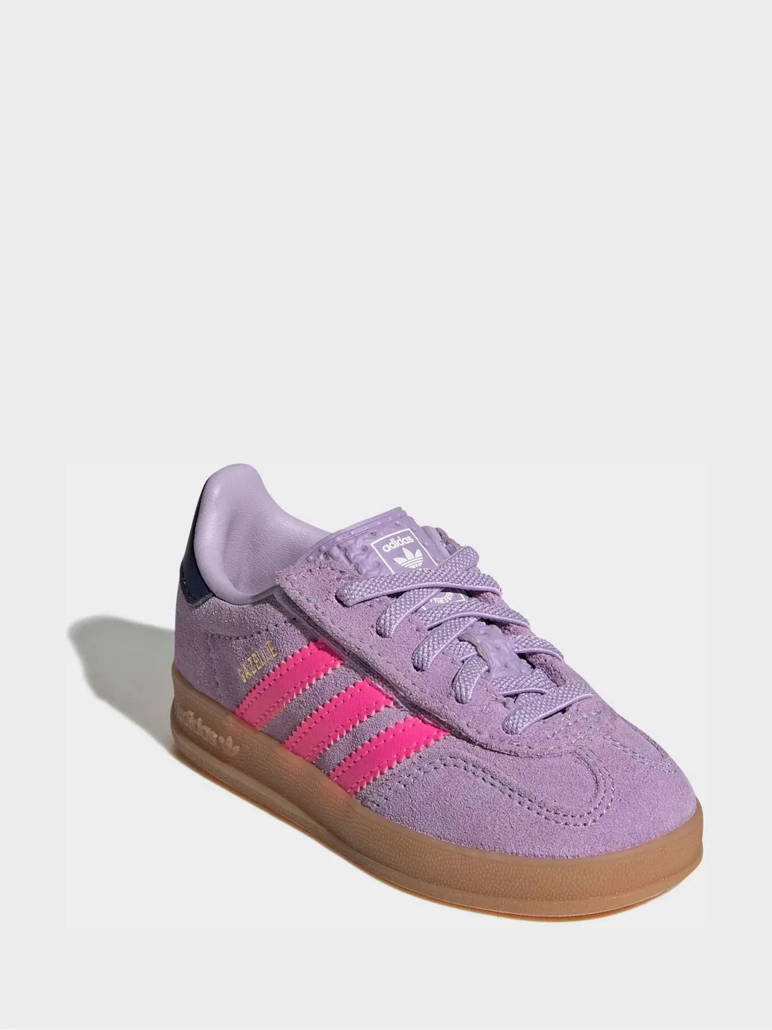 Кроссовки Gazelle Indoor adidas, розово-фиолетовые — фото 4