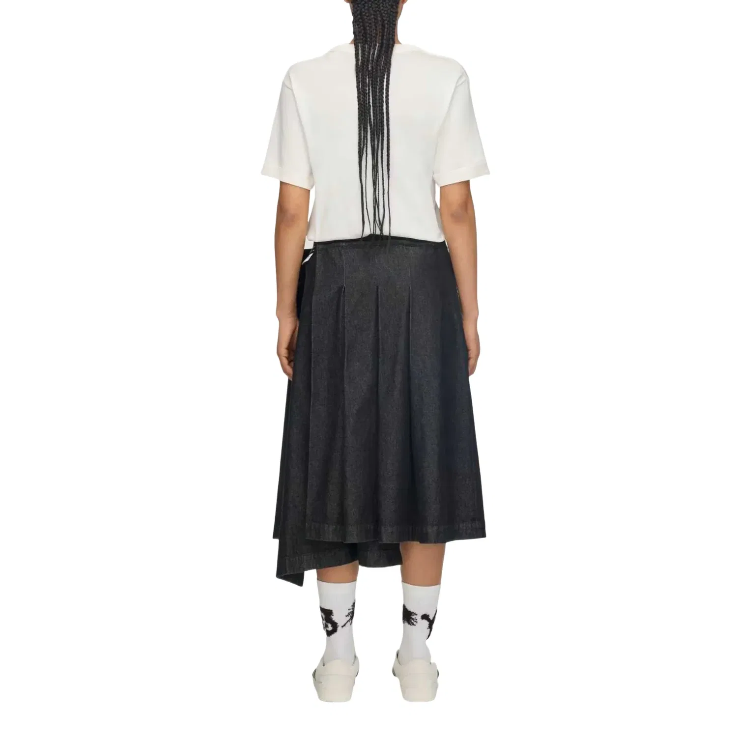 Женская юбка Y-3 Denim Skirt Asia SIzing 'Black' adidas, черный — фото 2