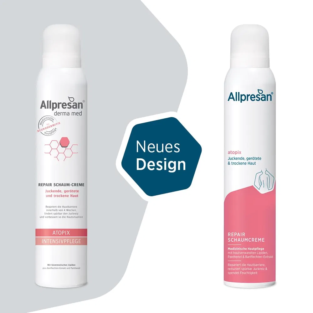 Пенка-крем интенсивного ухода Allpresan Derma med Atopix, 2 шт по 200 мл — фото 2