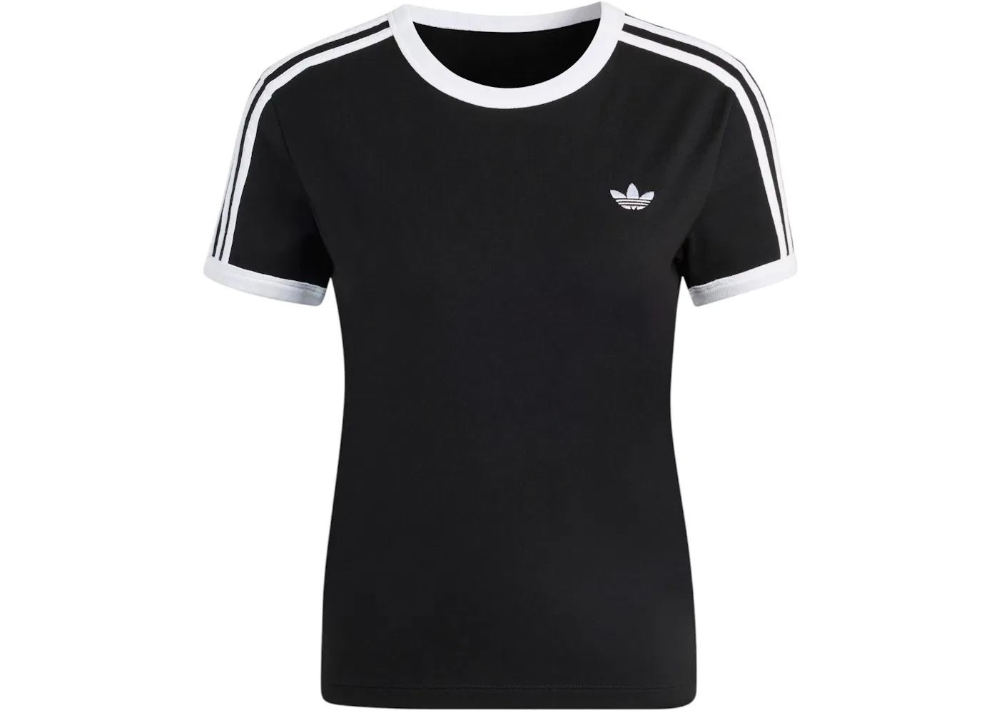 Женская футболка с принтом Tee Adidas, Black/White