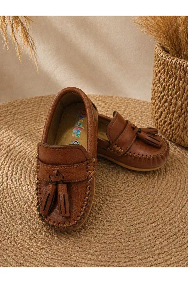 Детские туфли для мальчиков на клиновидном каблуке Bebekmağazam, Brown