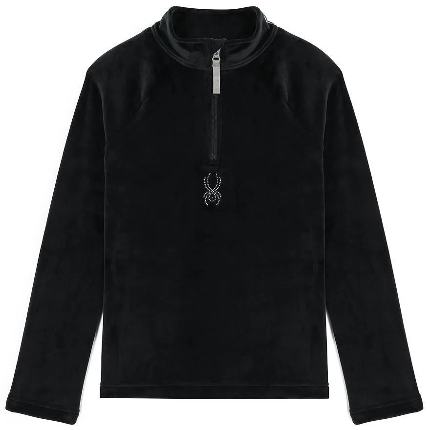 Свитшот поларфлис с полузамком Shimmer Bug Spyder, Black