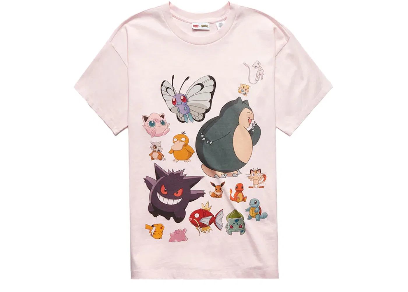 Детская футболка с принтом Levis x Pokémon T-shirt, Pink