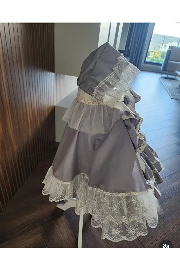 Детский комплект для новорожденных хлопковый Tozpembebaby, Gray — фото 4