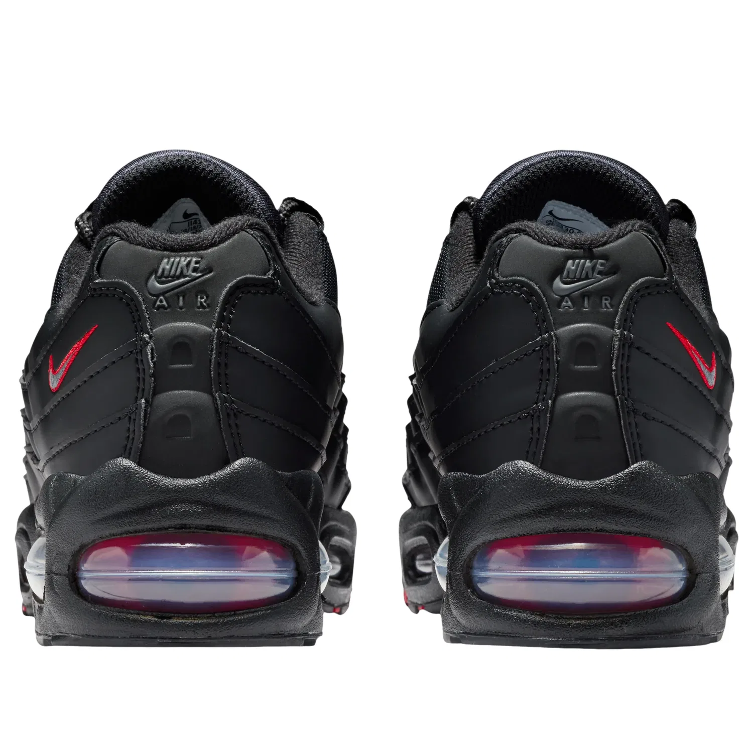 Детские кроссовки с сетчатым верхом Air Max 95 Big Bubble 'Black University Red' Nike, Black/University Red — фото 4