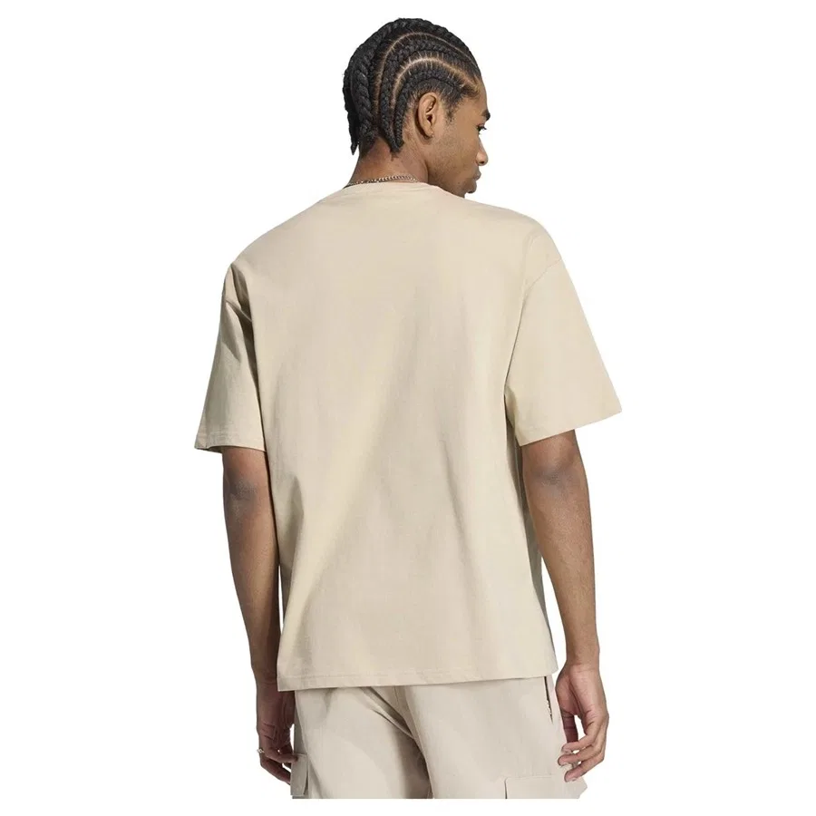 Футболка с длинным рукавом Ess Tee adidas, Бежевый — фото 3