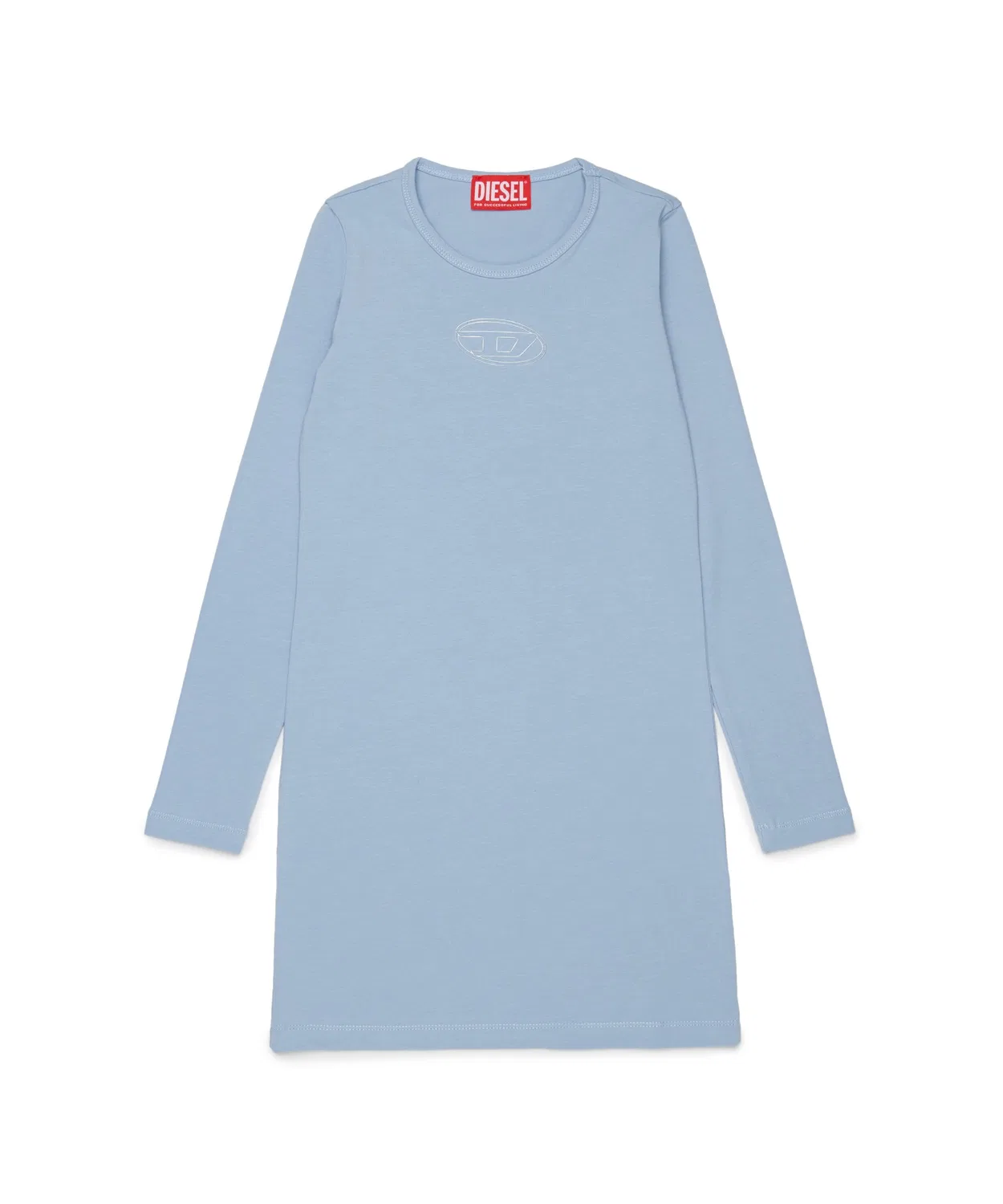 Детское платье с длинным рукавомиз хлопка DALILLY DIESEL, Light Blue