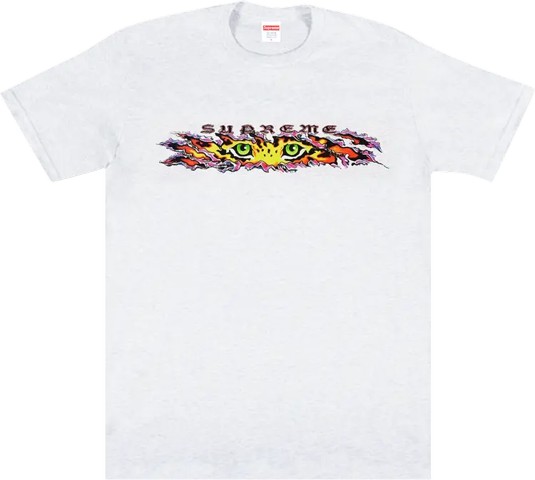 

Футболка Supreme Eyes Tee 'Ash Grey', серый