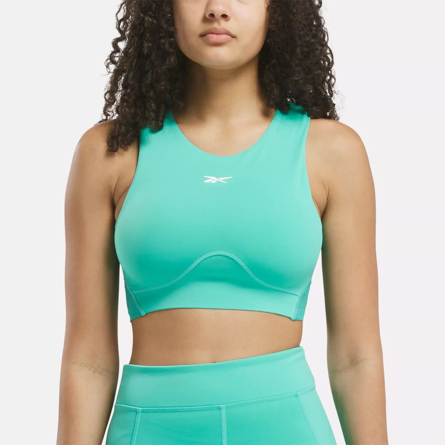 

Укороченный топ Lux Contour Reebok, зеленый