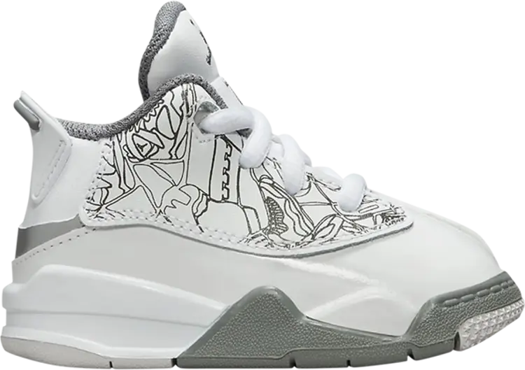 

Кроссовки Jordan Dub Zero TD White Cool Grey, белый