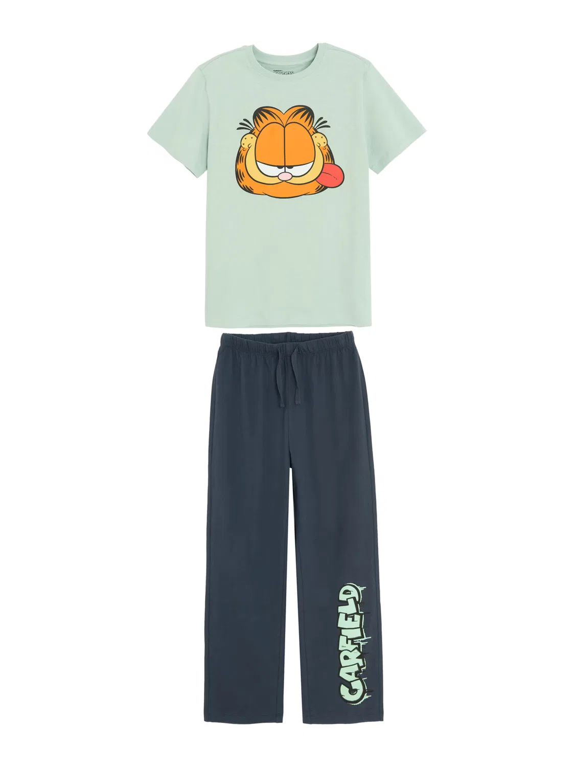 Пижама Cool Club GARFIELD в пастельно-голубом и темно-голубом цветах