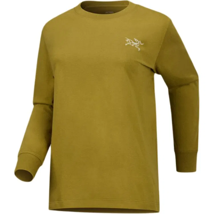 Женская футболка с круглым вырезом прямого кроя Kragg Arcteryx, Fern Forest Green/Driftwood White/BRACKEN/SEA SALT