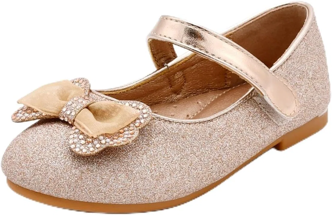 Детские балетки для девочек Nova Utopia Nova Footwear, Champagneglitter