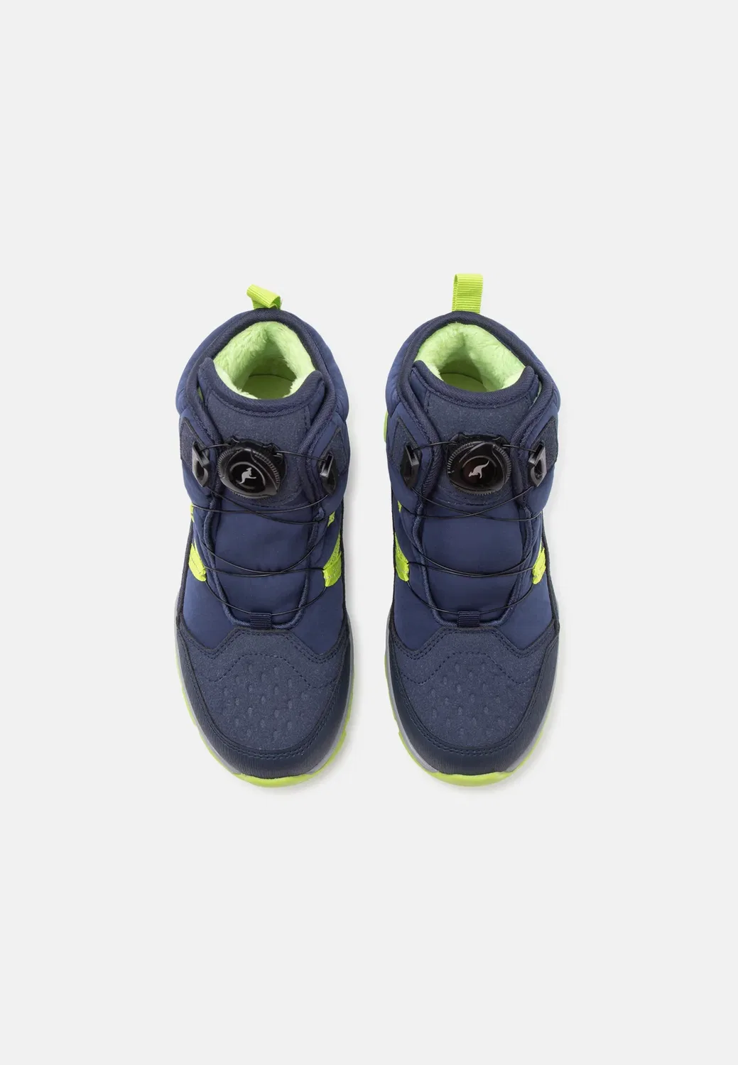K fr riven mid - ботинки на шнуровке Kangaroos, Dark Navy/Lime — фото 4