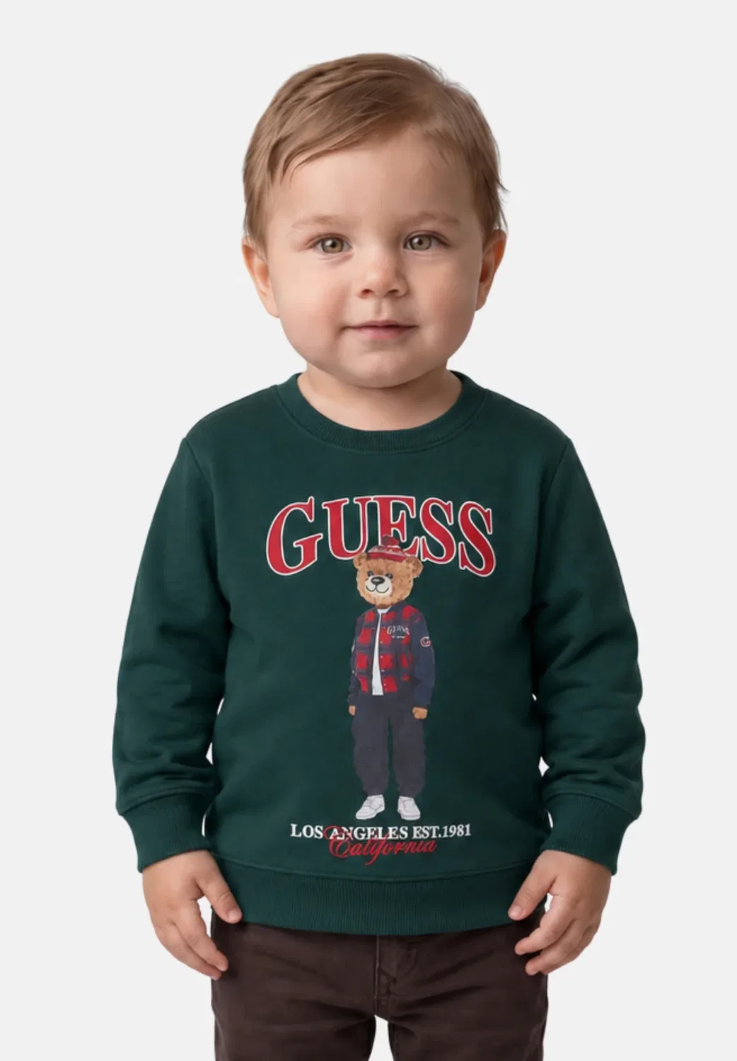 Спортивный топ размера L - толстовка Guess, Dark Jade-Gj — фото 2