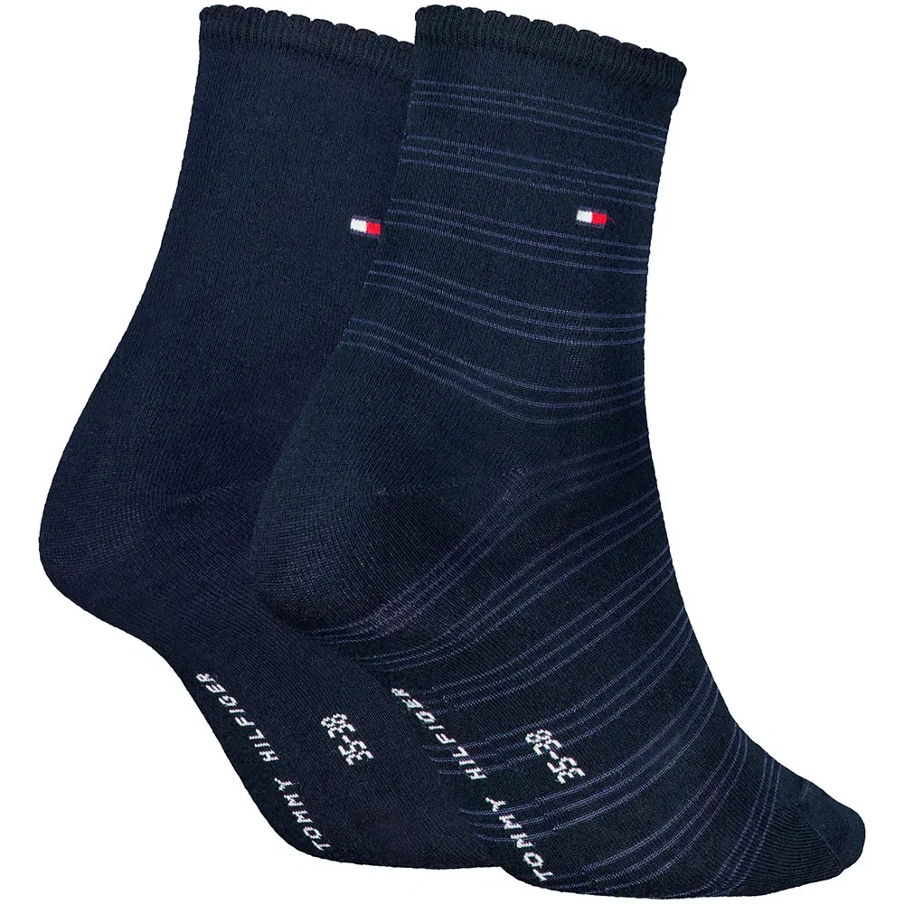Женские носки с фестончатым краем Tommy hilfiger, Blue — фото 2