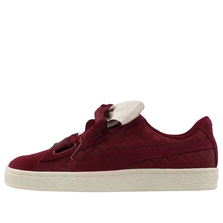 Кеды (WMNS) PUMA Suede Heart Quilt 'Cordovan' 365462-01, разноцветный