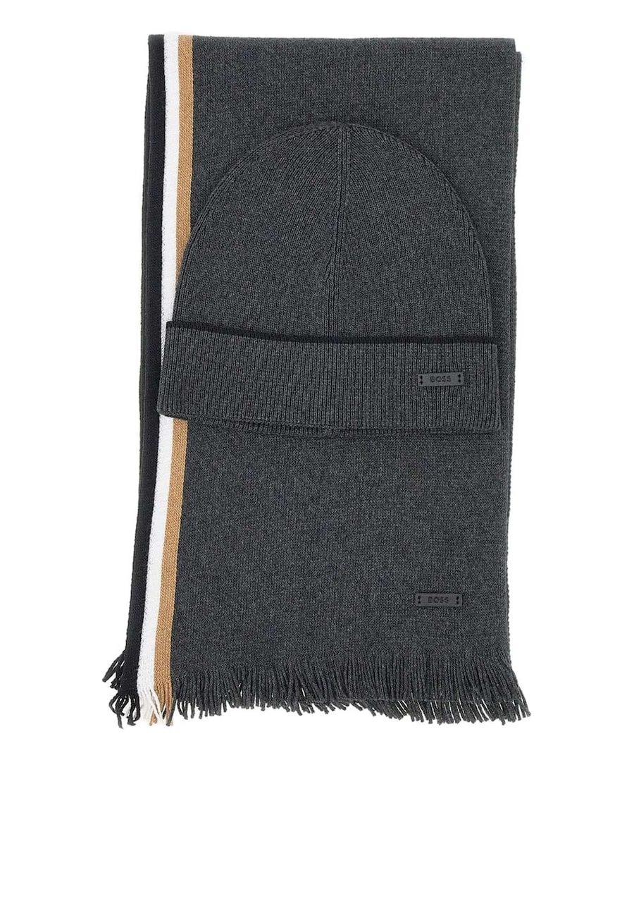 

Шапка BOSS, серый