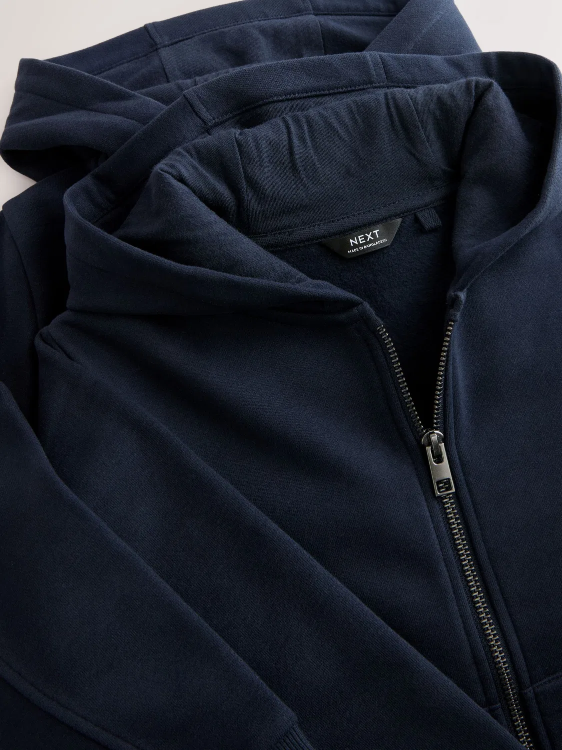 Худи на молнии, двухслойное, Navy Blue Next — фото 4
