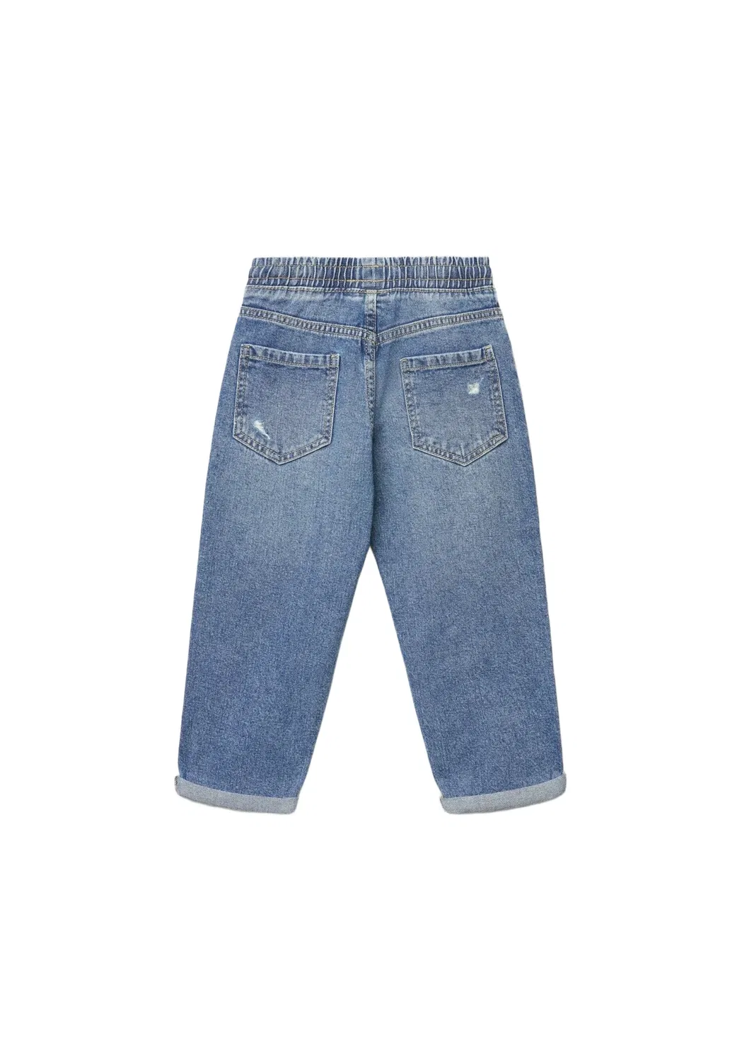 Джинсы-Джоггеры с бретелями - прямые джинсы Terranova, Blu Denim Medio — фото 2