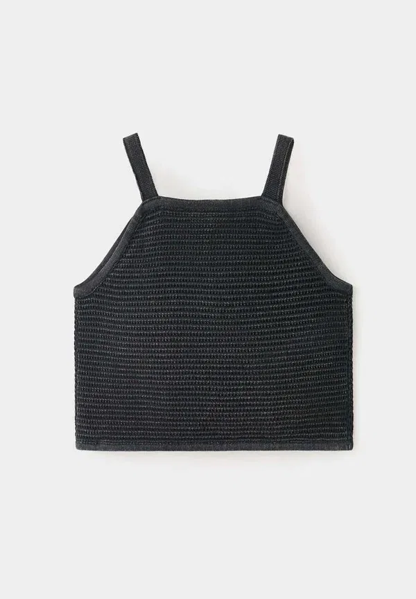 Топ Mango Kids, антрацит — фото 3