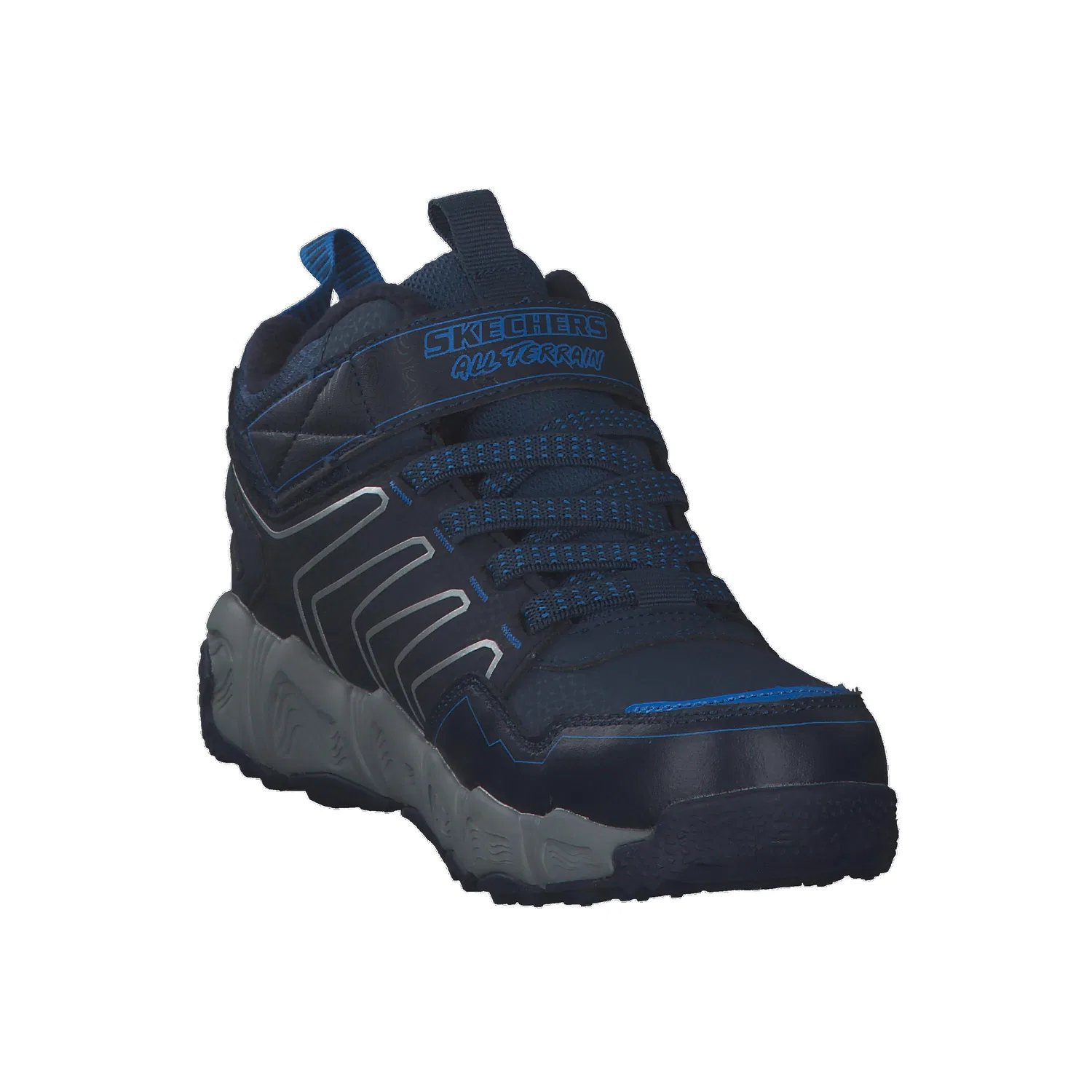 Детские кроссовки с водонепроницаемым верхом Velocitrek - Combex Skechers, Dunkelblau / Konigsblau — фото 2