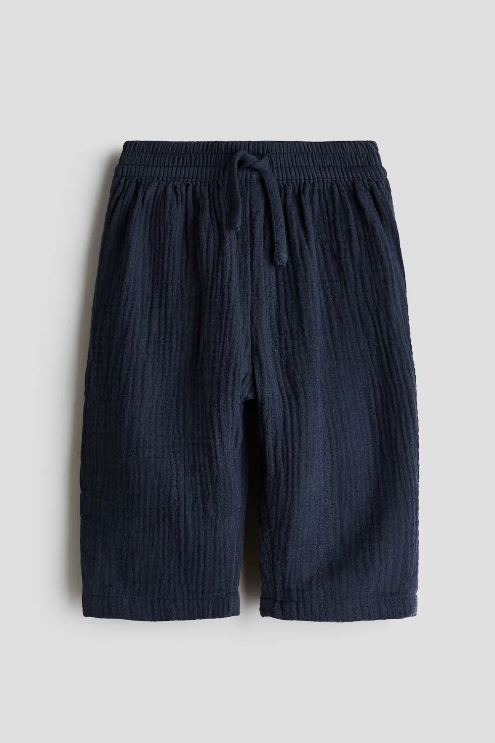 Хлопчатобумажные брюки H&M, Marineblau