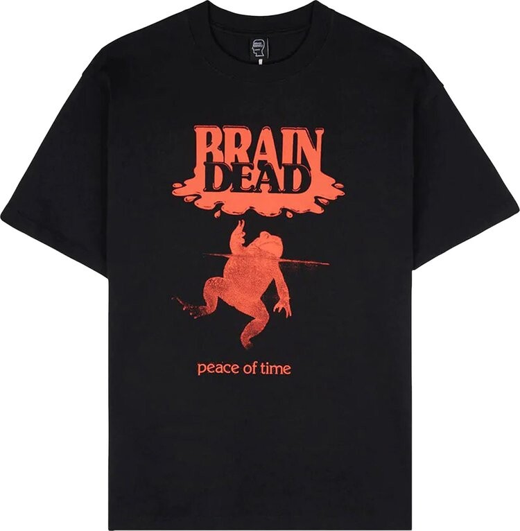 

Футболка Brain Dead Peace of Time Tee 'Black', черный