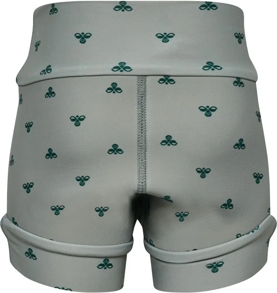 Шорты для плавания с принтом Hmlmini Neoprene Aop Swim Shorts Hummel, зеленый — фото 2