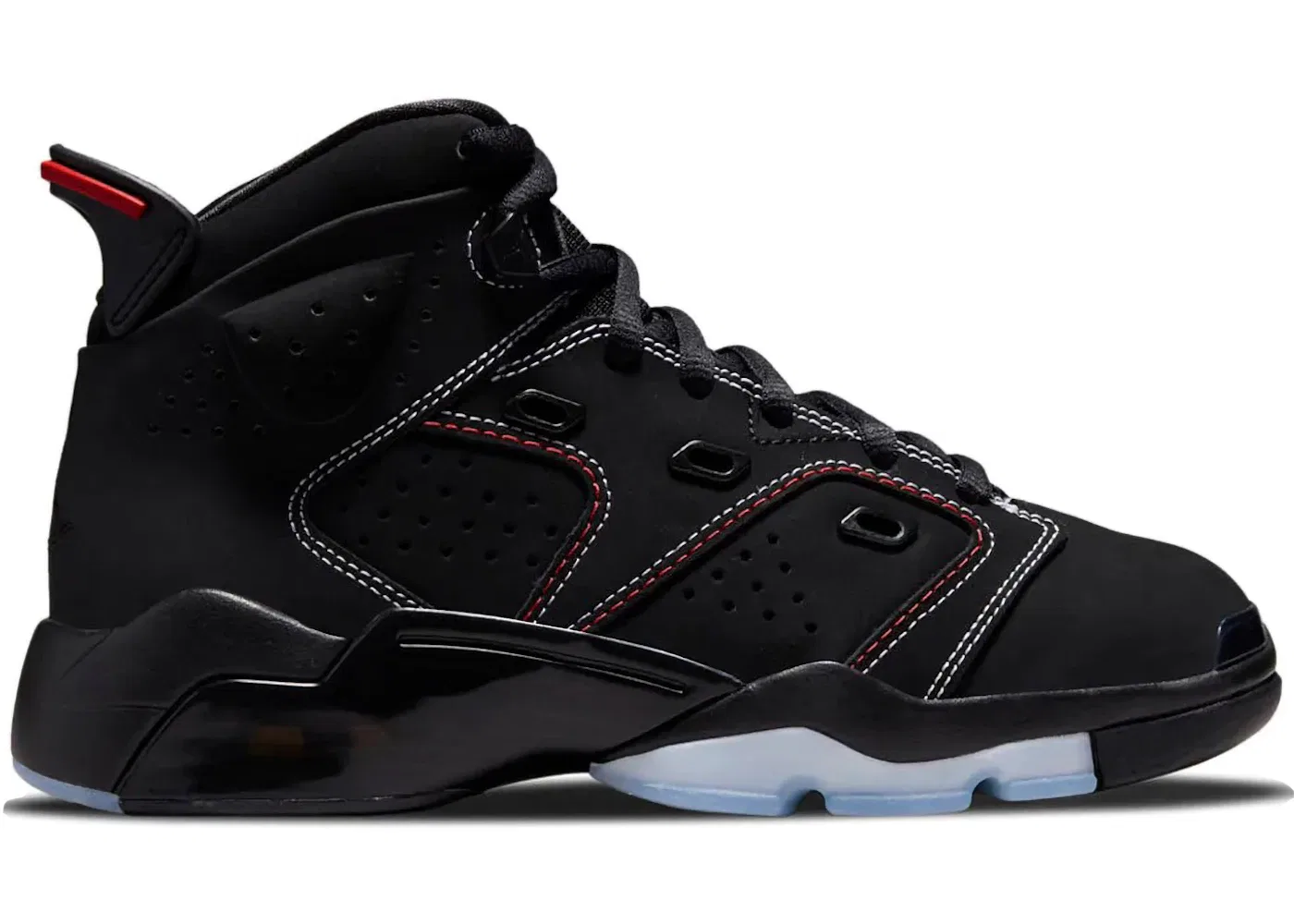 Детские кроссовки Lifestyle с контрастной строчкой Jordan 6-17-23 Jordan, Black/University Red/Dark Driftwood/White