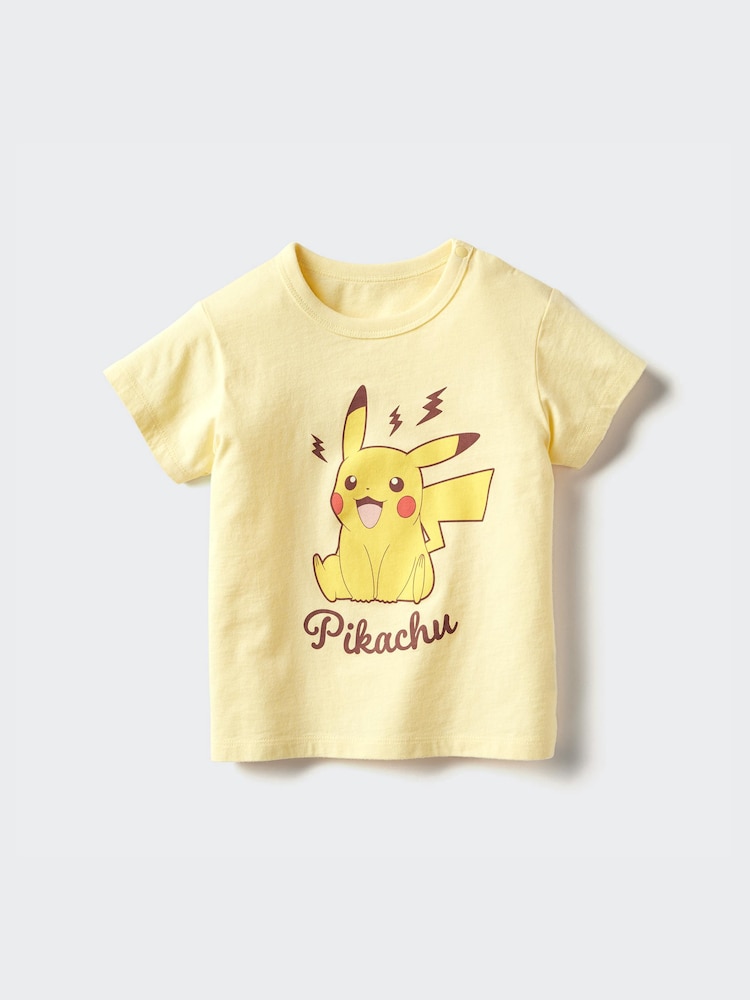 

Футболка с графическим принтом Pokémon ut Uniqlo, цвет 41 желтый