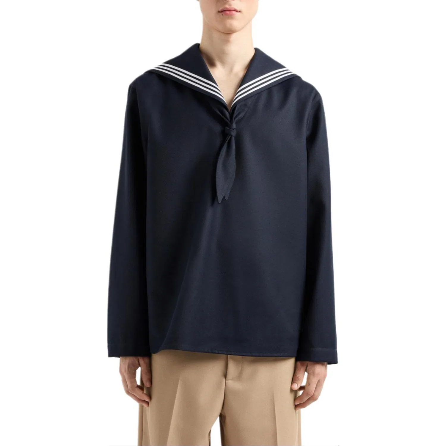 Мужская рубашка EMPORIO ARMANI, Marine Blue — фото 3