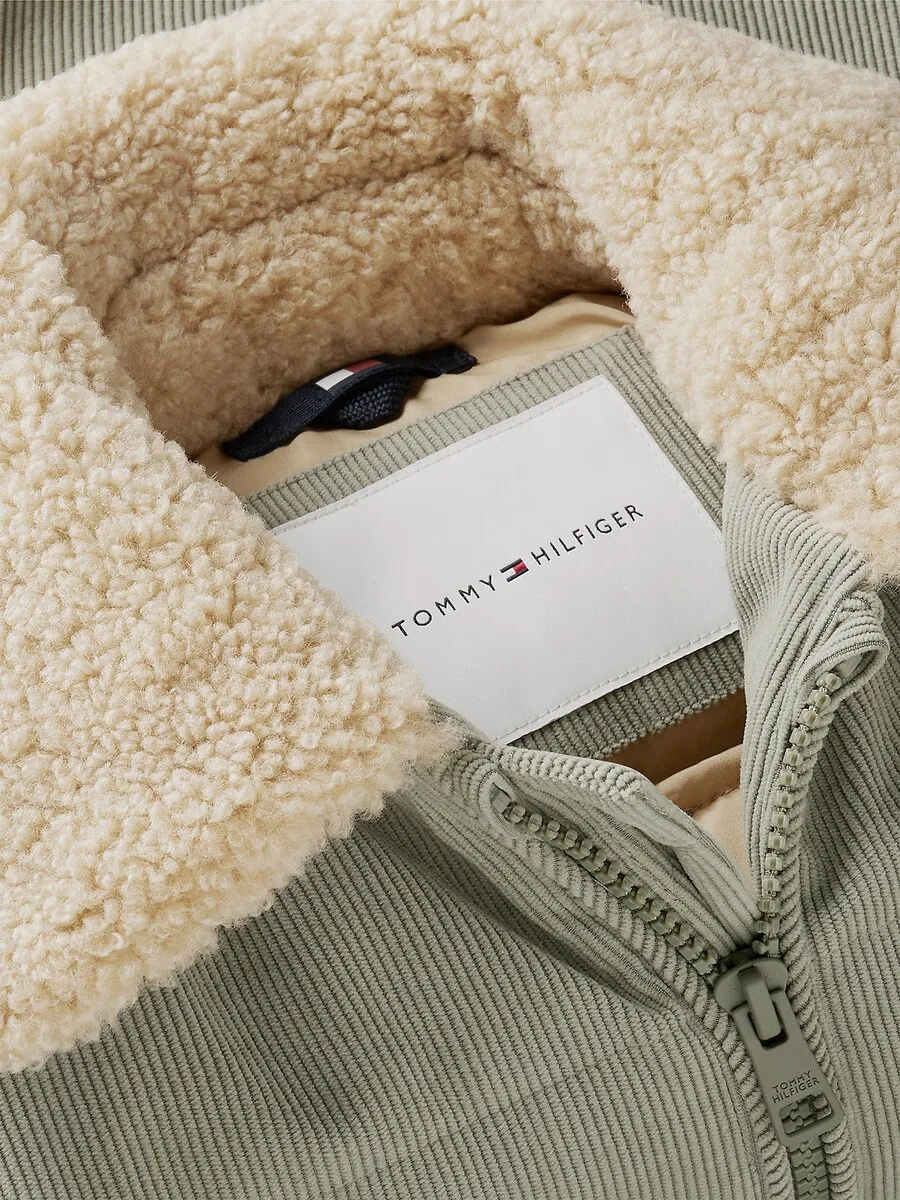 Зимняя куртка TOMMY HILFIGER светло-зеленого цвета — фото 4