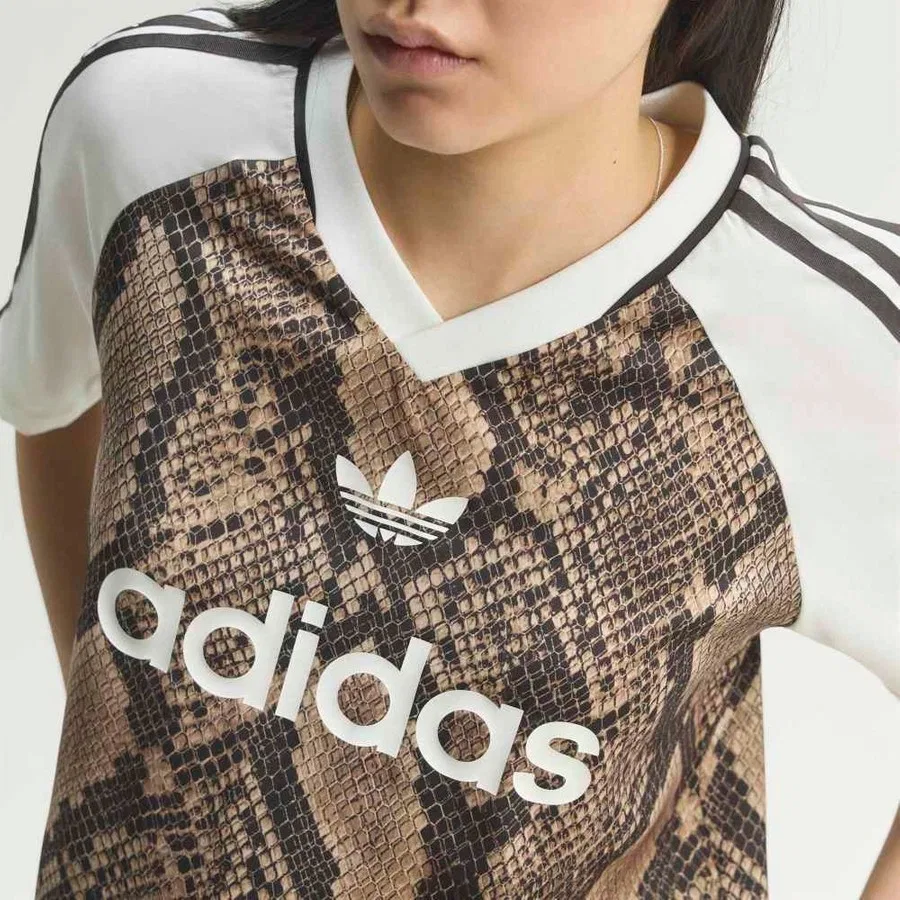 Женская футболка с длинным рукавом Stn Jrsy adidas, Бежевый — фото 3
