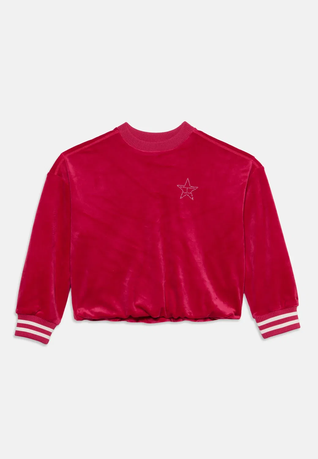 Толстовка с круглым вырезом и изображением флага со звездой Tommy Hilfiger, Blissful Berry — фото 3