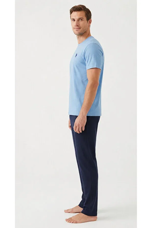 Мужской комплект пижам с коротким рукавом U.S. Polo Assn., Transparent — фото 2