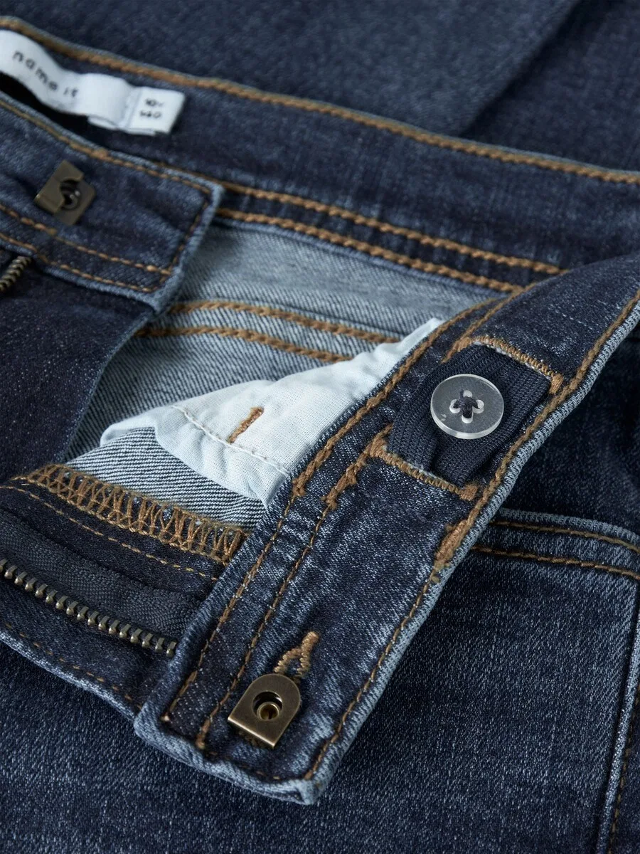 Джинсы NAME IT Slim fit синего цвета — фото 3