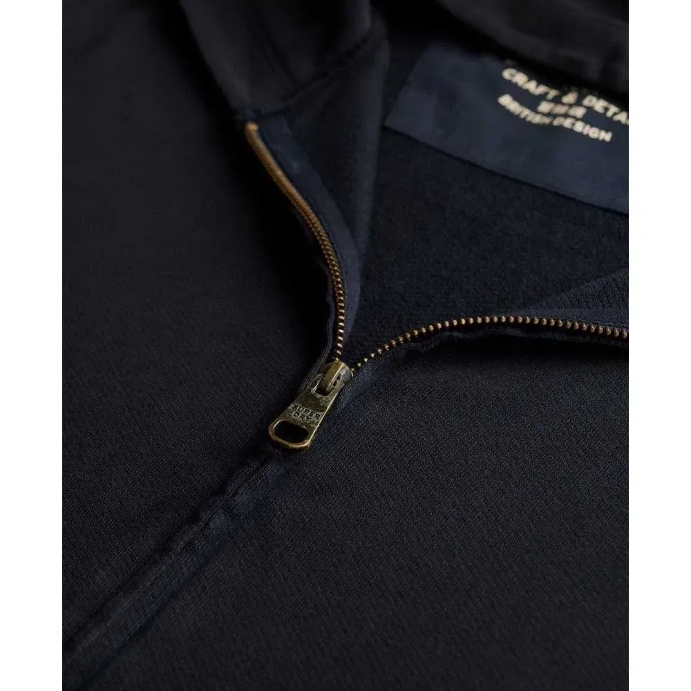 Худи на молнии Superdry Classic Essential, черный — фото 2