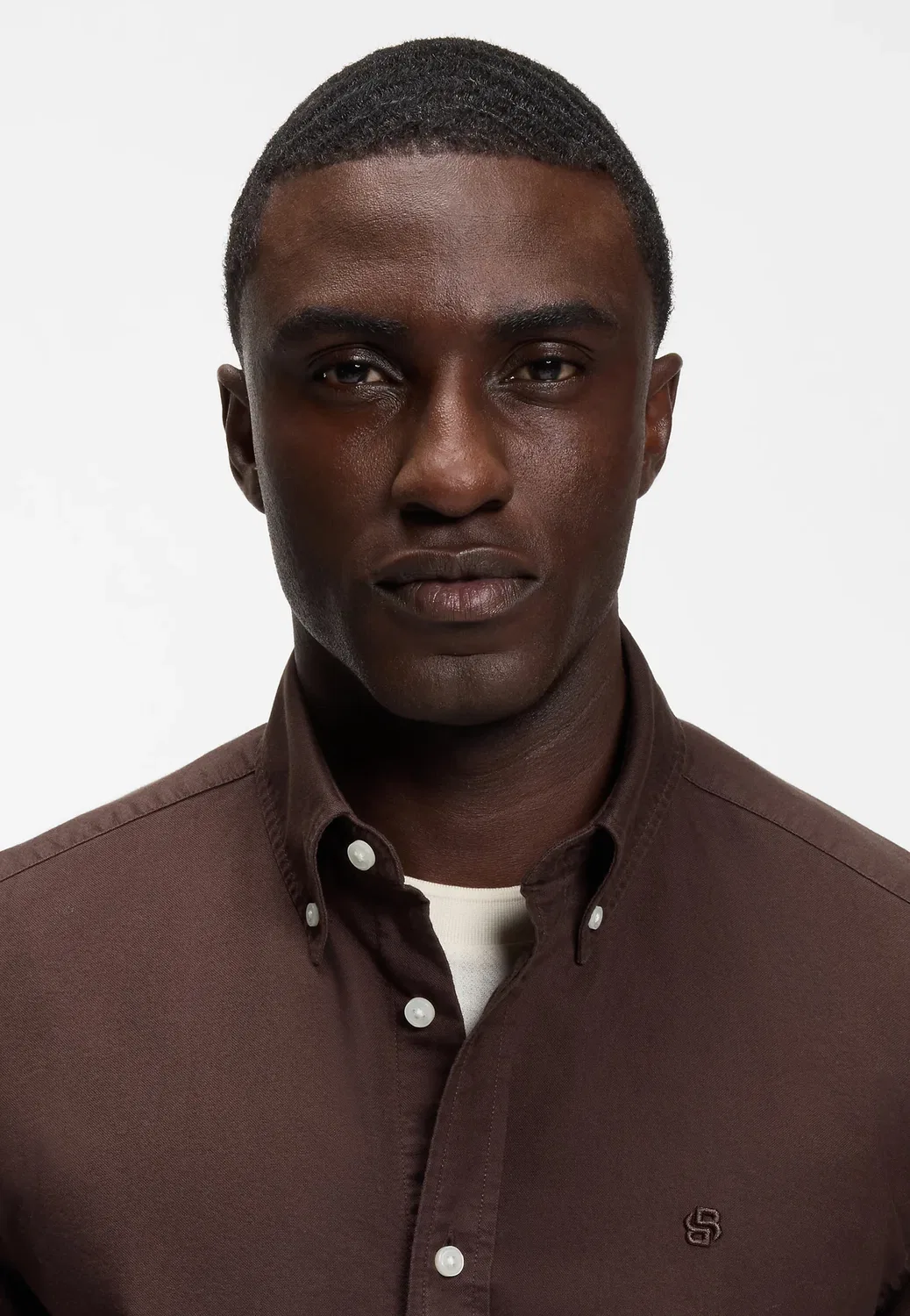 H-Liam-Bd-E-C1-263 - рубашка Boss, Dark Brown — фото 4