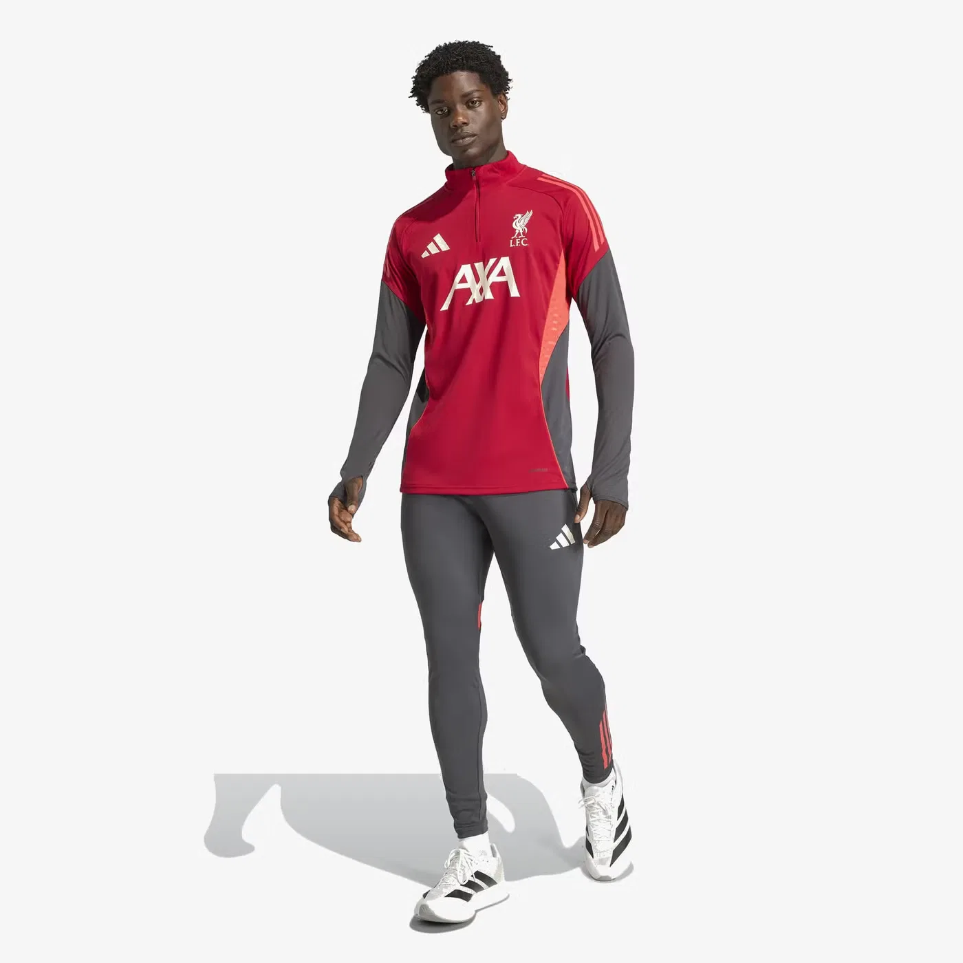 Топ футбольный тренировочный Liverpool FC Tiro 25 Adidas, красный — фото 4