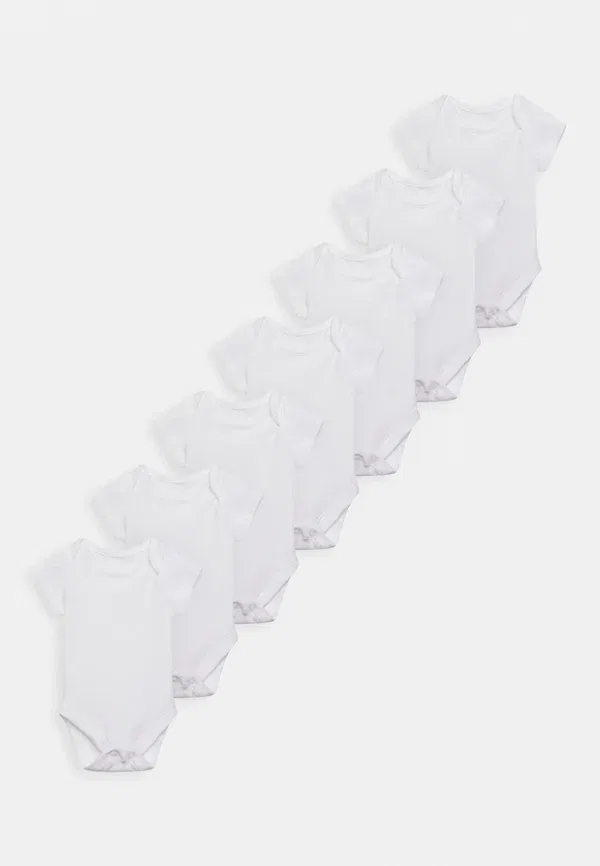 Боди из хлопка Bodysuit 7 pack Marks & Spencer, белый