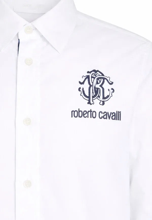Рубашка с принтом Camicia Roberto Cavalli Junior, белый — фото 3