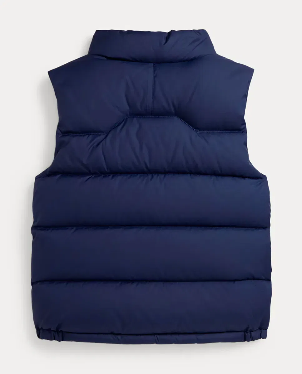 Детский пуховый жилет для девочек с водоотталкивающей пропиткой Polo Ralph Lauren, Azul Marino — фото 2