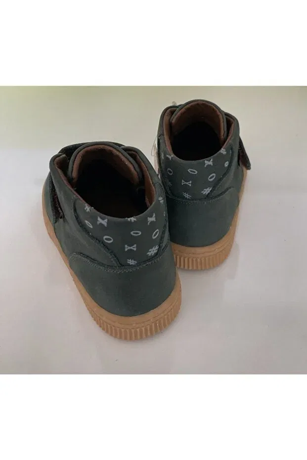Детские ботинки для девочек с ортопедической стелькой Mini Angel, Khaki Green F — фото 3