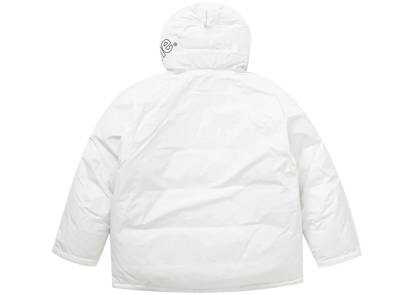 Мужская куртка-пуховик с принтом Supreme Parka (FW23), White — фото 3