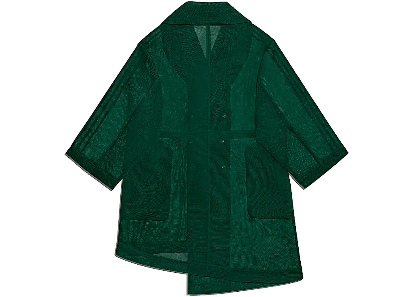 Женская куртка из сетки Ivy Park Adidas, Dark Green — фото 2
