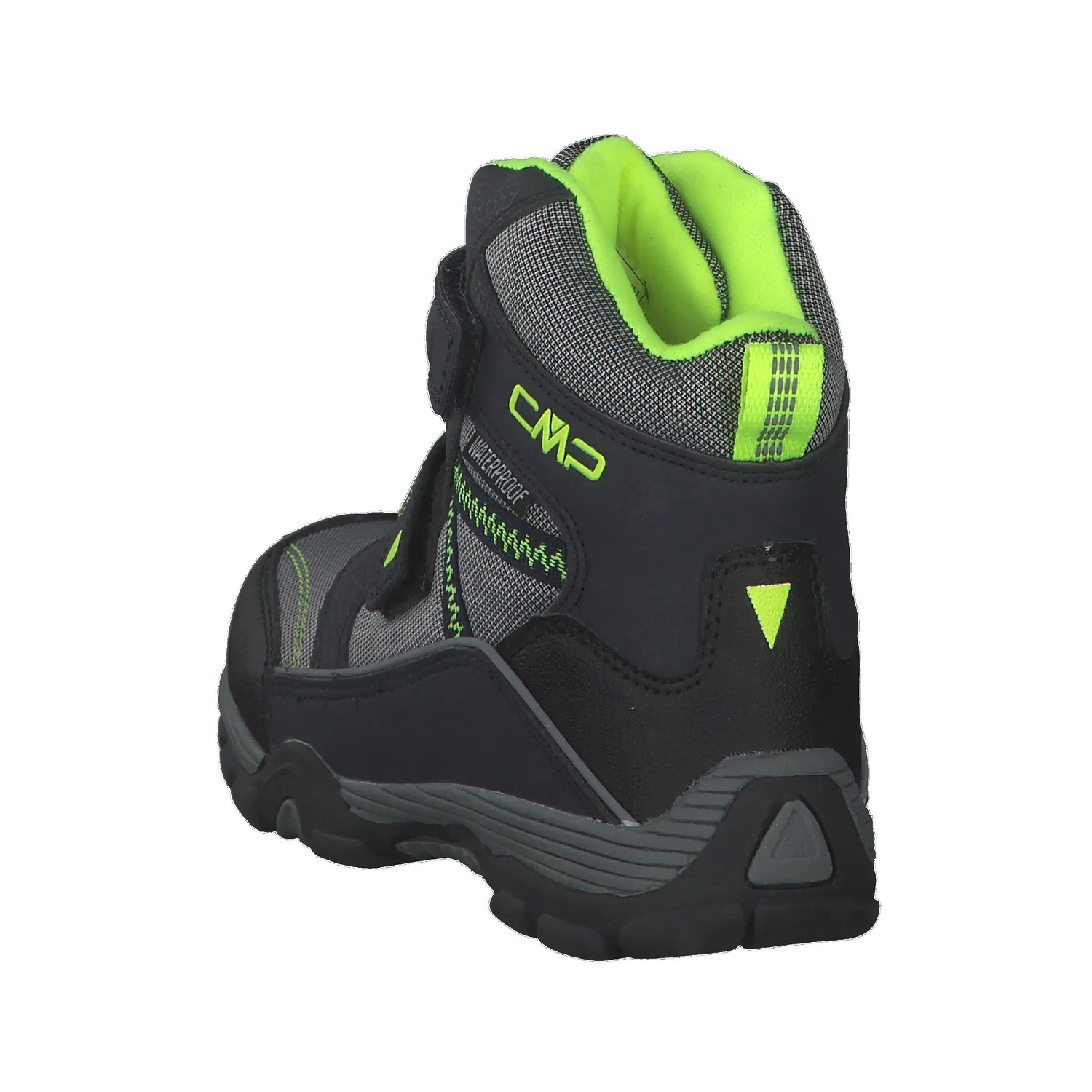 Детские зимние ботинки водонепроницаемые Pyry Snow Boot WP Cmp, Grau Grun Schwarz — фото 4