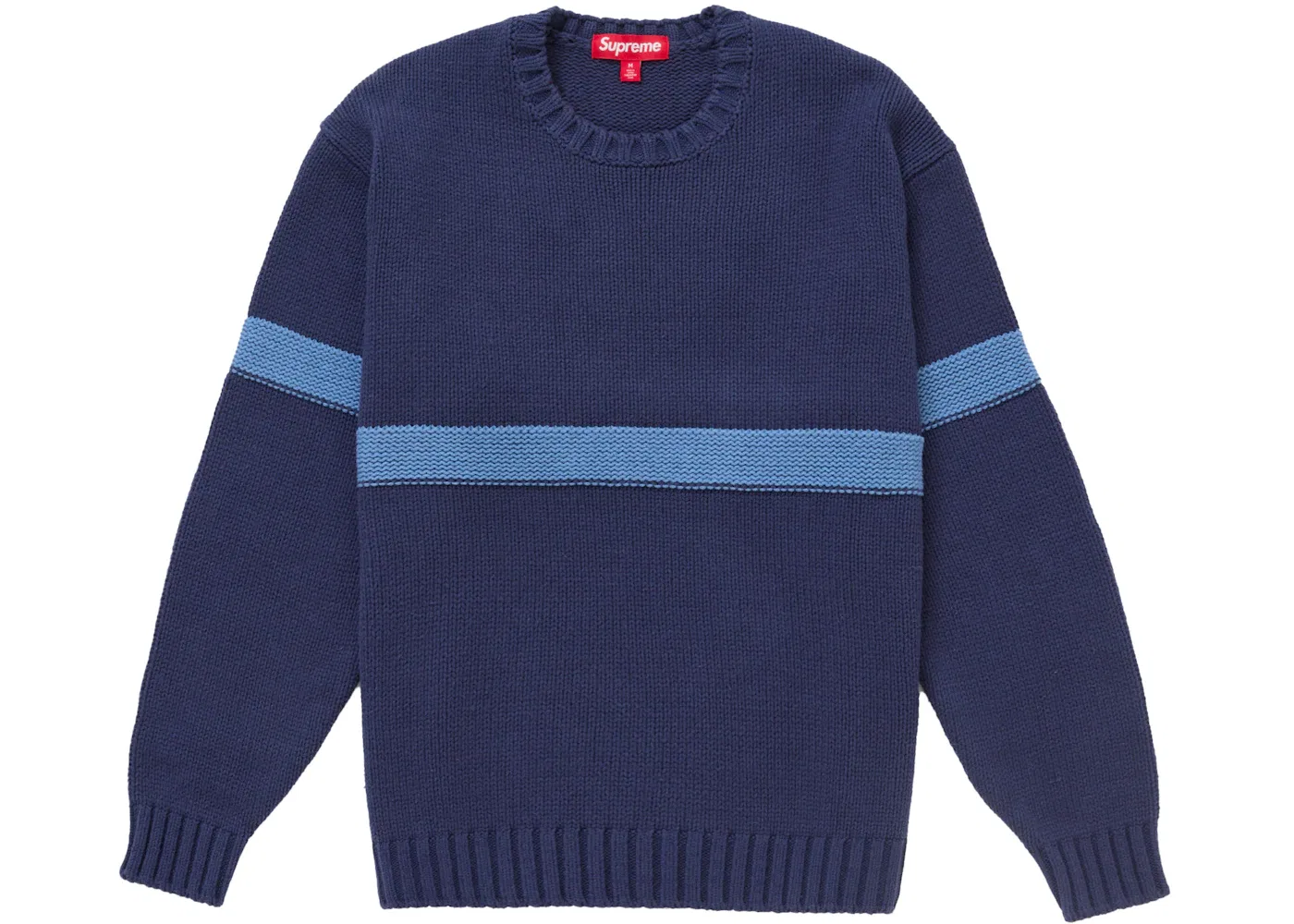 Мужской свитер с аппликацией Supreme, Navy